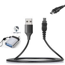 Cabo de Alimentação AC DMW-AC5 USB para Panasonic Lumix com Adaptador USB-C