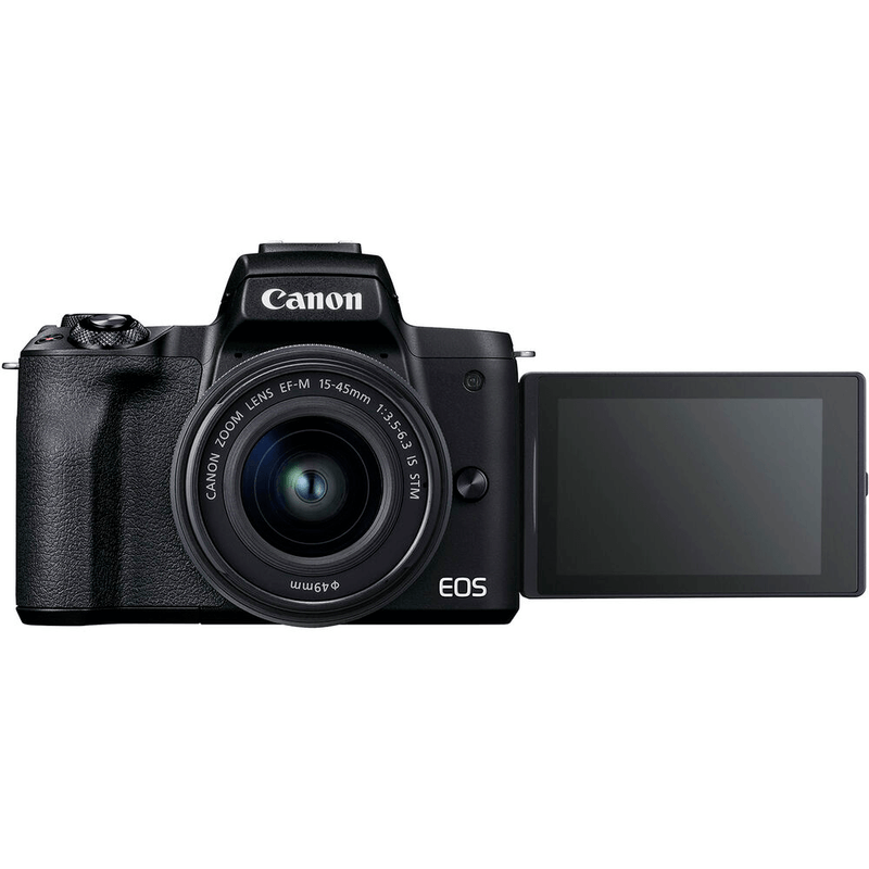 Camera-Canon-EOS-M50-Mark-II-Mirrorless-4K-Preta--Corpo-