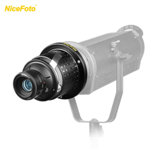 Difusor Modelador NiceFoto SN-29 Snoot Óptico de 50mm Bowens para Iluminadores