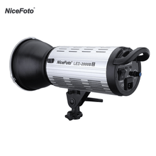 Iluminador LED NiceFoto LED-2000B II Video Light Luz Contínua 200W (Bivolt)