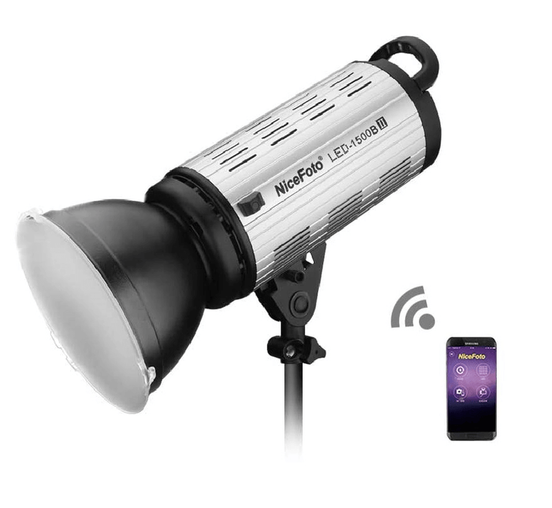 Iluminador-LED-NiceFoto-LED-1500B-II-Video-Light-Luz-Continua-150W-Bivolt