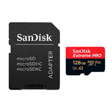 Cartão MicroSDXC 128Gb SanDisk Extreme Pro 170Mb/s UHS-I / V30 / U3 / A2