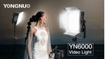 Iluminador-Led-Yongnuo-YN6000-Bi-Color-50W-Video-Light-com-Softbox