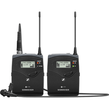 Sistema Microfone Lapela ME 2-II Sennheiser EW 112P G4-A Wireless Montagem em Câmeras (A:516 a 558MHz)