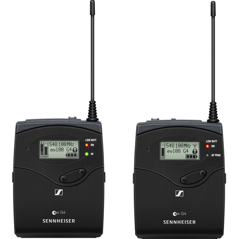 Sistema-Microfone-Lapela-Sennheiser-EW-100-ENG-G4-A1-Wireless-Transmissor-XLR-Montagem-em-Camera--A1-470-516MHz-