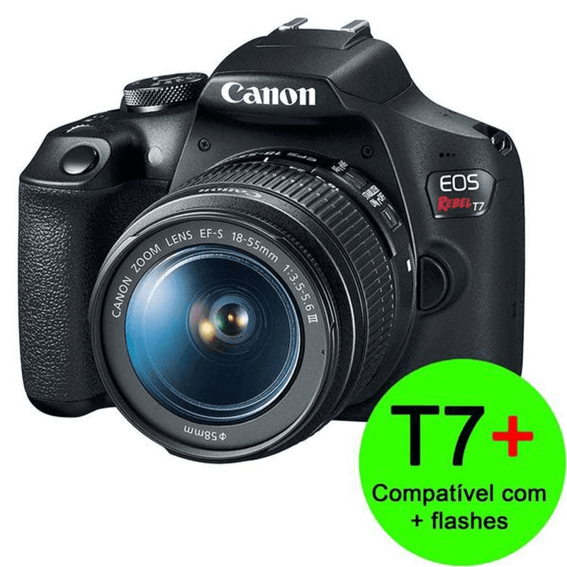 Kit-Canon-EOS-Rebel-T7--e-Lentes-18-55mm-e-55-250mm