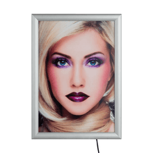 Moldura Snap Frame Led Retroiluminada A4 para Fotos e Poster Publicitário (Alumínio)