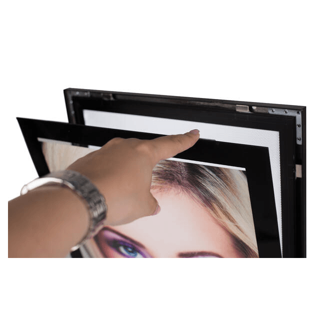 Moldura-Snap-Frame-Magnetica-Led-A2-Retroiluminada-para-Poster-Publicitario--Aluminio-