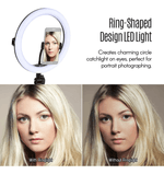 Iluminador-Led-Circular-AFI-R11-Ring-Light-28cm-Live-USB-com-Suporte-de-Celular