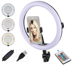 Iluminador-Led-Circular-AFI-R11-Ring-Light-28cm-Live-USB-com-Controle-Remoto-e-Suporte-de-Celular