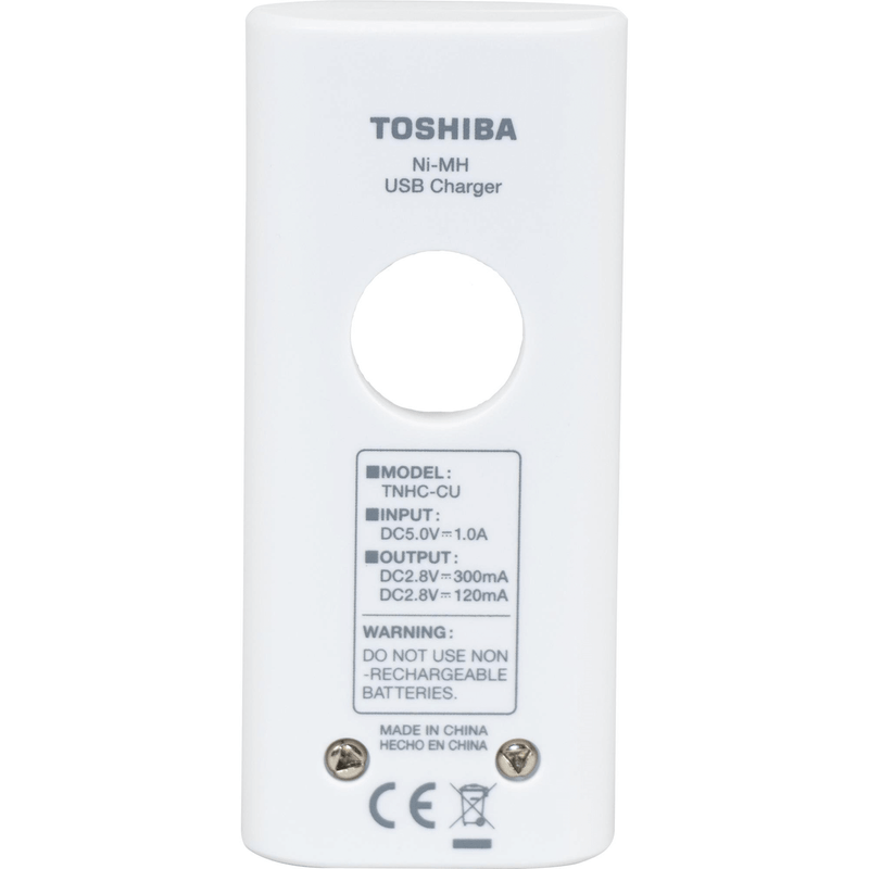 Carregador-USB-Toshiba-de-Pilha-AA-AAA-com-2x-Pilhas-AA-Recarregavel-de-2000mAh