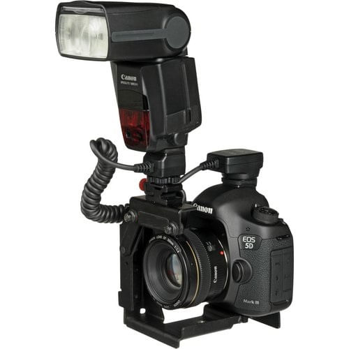 Suporte-Stroboframe-Giratorio-Stroboflip-para-Camera-e-Flash