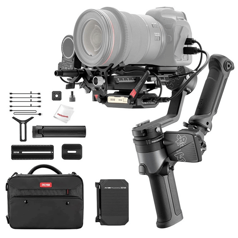 Estabilizador-Gimbal-Zhiyun-Weebill-2-Pro-Com-Transmissor-de-Imagem-e-Motor-Foco-Zoom