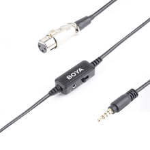 Cabo Adaptador Boya BY-BCA6 Microfone XLR para SmarthPhones TRRS