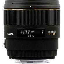 Lente Sigma 85mm f/1.4 EX DG HSM para Nikon F-Mount