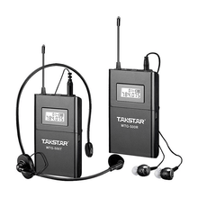 Microfone de Lapela Sem Fio Takstar WTG-500 Transmissão Acústica Wireless