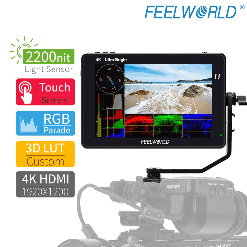 Monitor-de-Referencia-FeelWorld-LUT7-Pro-7--4K-HDMI-3D-LUT-IPS-Touch-Kit-Externo