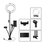 Iluminador-Ring-Light-8--LED-USB-4-em-1-Professional-Live-Stream