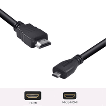 Cabo HDMI x Micro HDMI 2.0 4K HDR 10P de Alta Velocidade (1.8metros)