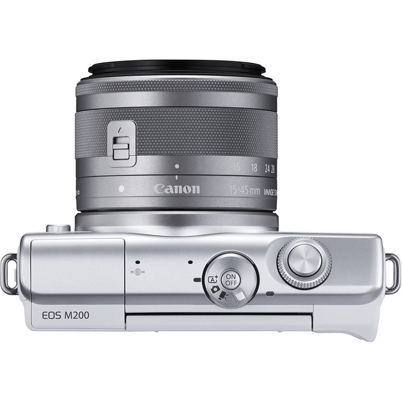 Camera-Canon-EOS-M200-Mirrorless-4K-com-Lente-15-45mm--Branca-