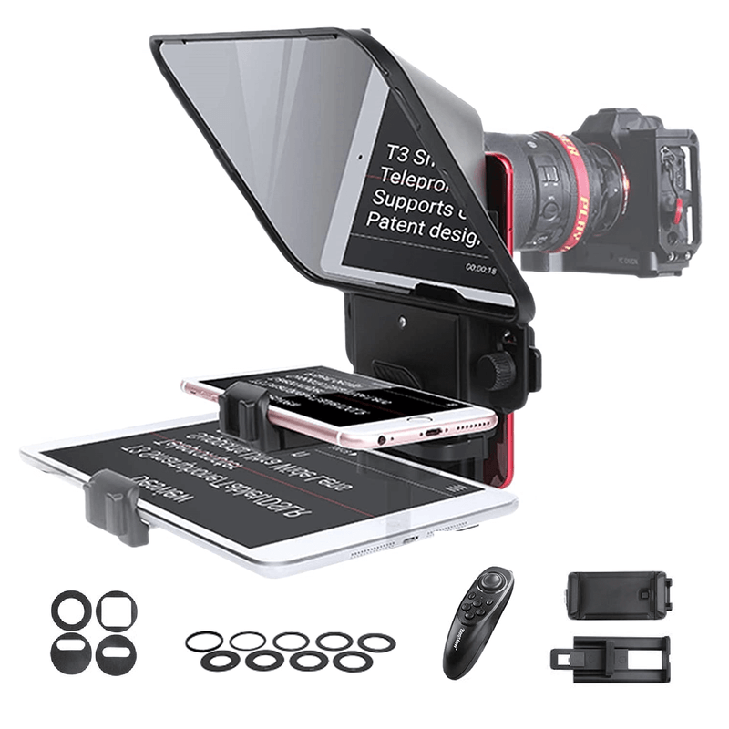 Teleprompter-T3-Desview-11--Portatil-para-Smartphones-Tablets-e-Cameras