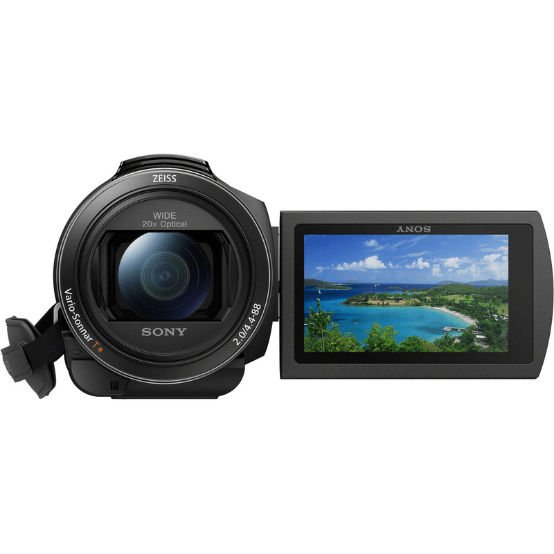 Filmadora-Handycam-Sony-FDR-AX43-4K-UHD-Zoom-20x--Preta-