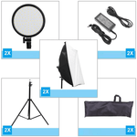 Kit-de-Iluminacao-LED-Soleste-YD601-Studio-Light-Bi-Color-48W-Softbox-50x70cm---Tripe-2m--Bivolt-