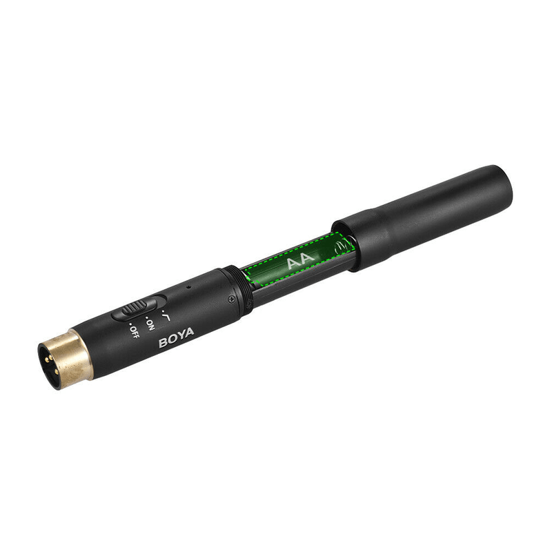 Microfone-Lapela-Boya-BY-M11OD-Condensador-Omni-Mini-XLR-com-Adaptador-XLR