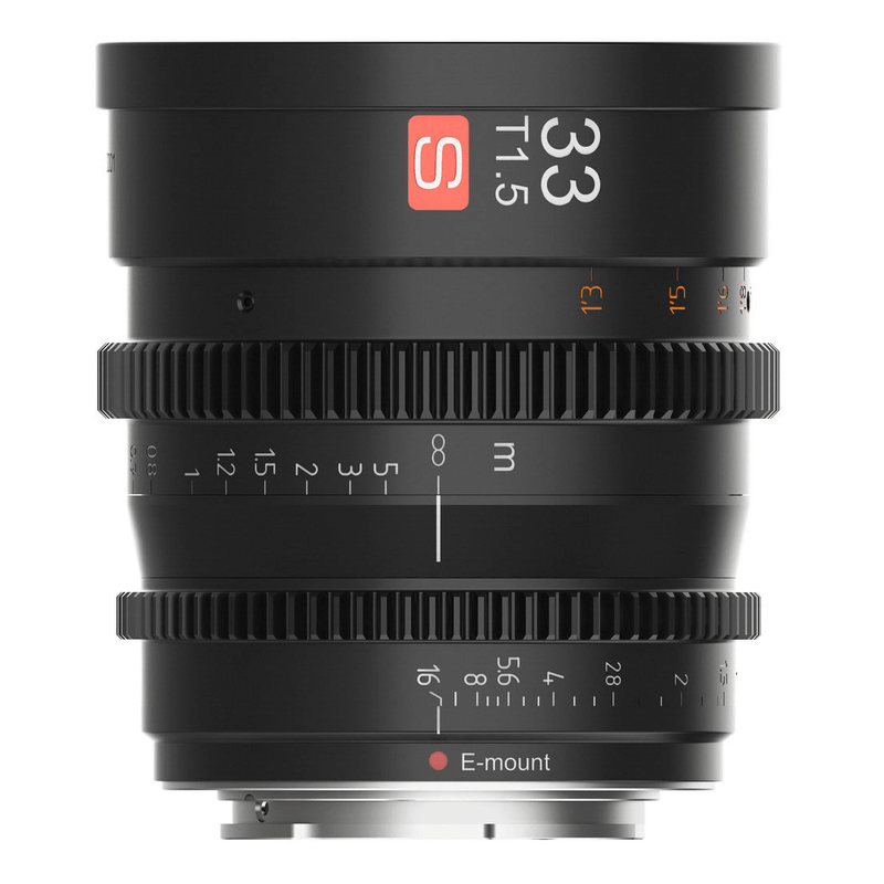 Lente-Cine-Viltrox-33mm-T1.5-Manual-para-Sony-E-Mount