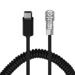 Cabo-Espiral-USB-C-x-2-Pinos-para-Blackmagic-BMPCC-4K-e-6K