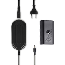 Adaptador Dummy com Acoplador NP-F550 / F570 para Filmadoras, Monitores e Iluminadores (Bivolt)