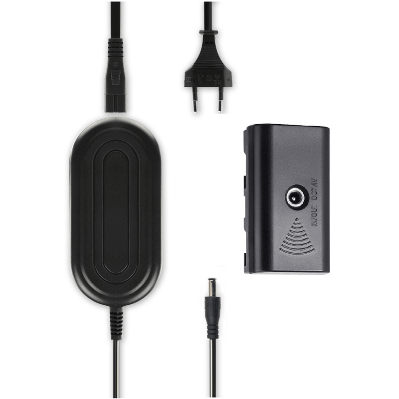 Adaptador-Dummy-com-Acoplador-NP-F550---F570-para-Filmadoras-Monitores-e-Iluminadores--Bivolt-