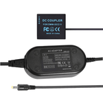 Adaptador-DMW-AC8-com-Acoplador-DMW-DCC11-para-Bateria-Panasonic-DMW-BLE9--Bivolt-