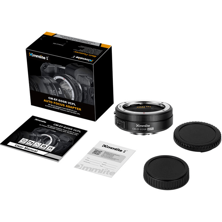 Adaptador-de-Lente-Commlite-CM-EF-EOSR-VCPL-Lente-EF-EF-S-para-Canon-EOS-R-Autofoco-e-Filtro-CPL