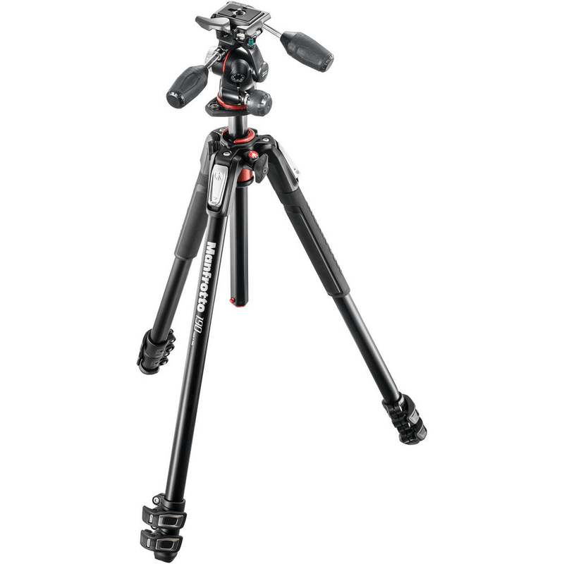 Tripe-Manfrotto-MK190XPRO3-3W-com-Cabeca-3-Vias-Pan-Tilt-para-ate-6Kg