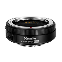 Adaptador de Lente Commlite CM-EF-EOS R VND Lente EF/EF-S para Canon EOS R Autofoco e Filtro ND Variável