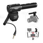 Microfone-Shotgun-Comica-Audio-CVM-V20-com-Montagem-em-Camera