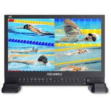 Monitor Broadcast FeelWorld 4K156-9HSD 15.6" IPS SDI HDMI 4K Display QuadSplit UHD