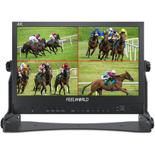 Monitor Broadcast FeelWorld ATEM156 15.6" HDMI 4K Multiview para Switchers