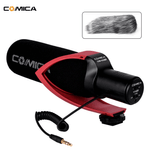 Microfone-Shotgun-Comica-CVM-V30-Pro-R-Supercardioide-Direcional--Vermelho-