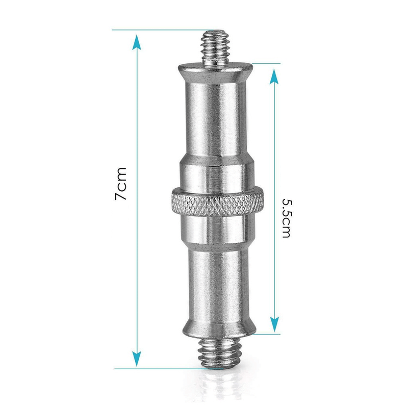 Adaptador-FLH-06-Parafuso-1-4--e-3-8--para-Montagem-de-Cabeca