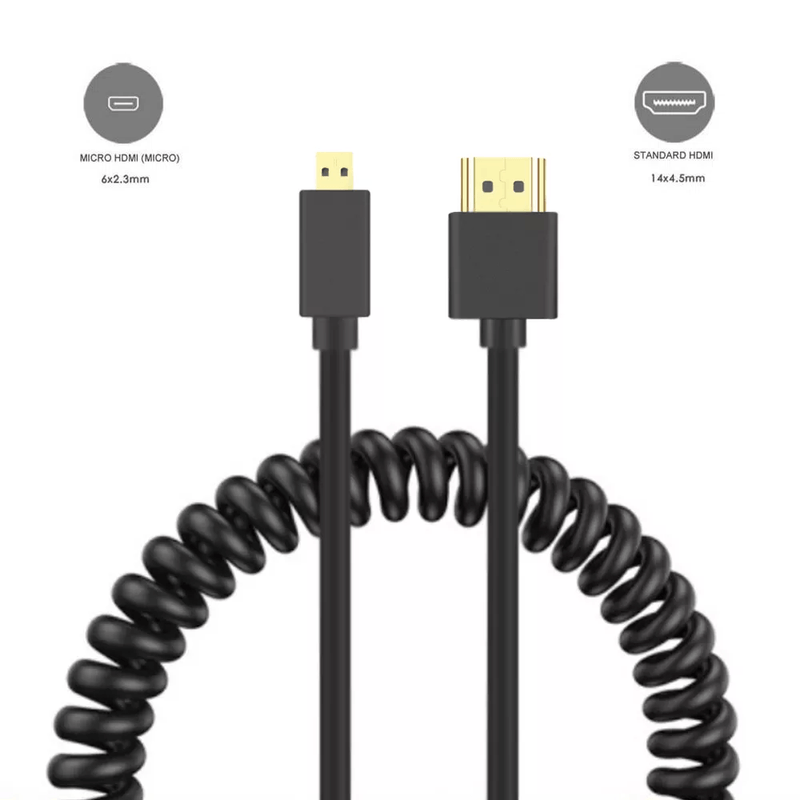 Cabo-Espiral-HDMI-x-Micro-HDMI-2.0-4K-de-Alta-Velocidade