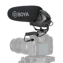 Microfone Shotgun Boya BY-BM3030 Supercardióide para Câmeras e Filmadoras