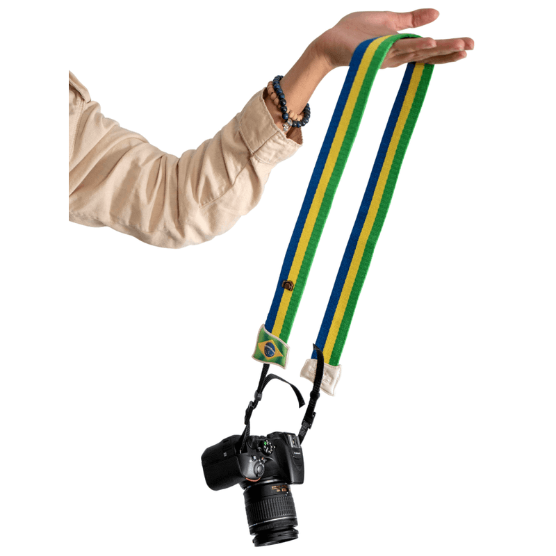 Alca-para-Camera-Fotografica-de-Nylon---Cores-do-Brasil