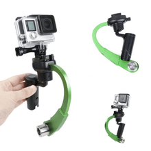 Mini Estabilizador de Mão Steadicam para GoPro e Câmeras de Ação (Verde)