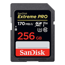 Cartão SDXC 256Gb SanDisk Extreme Pro 170Mb/s 4K UHS-I / V30 / U3 Classe 10