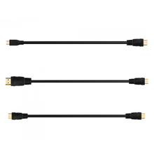 Kit 3x Cabos HDMI Zhiyun HDMI para Micro / Mini / HDMI