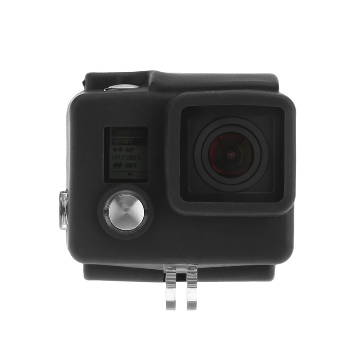 Capa-de-Silicone-para-GoPro-Hero3---Hero3----Hero4--Preta-