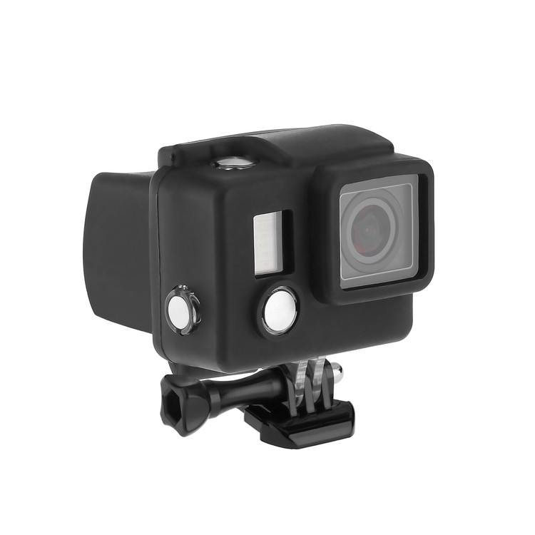 Capa-de-Silicone-para-GoPro-Hero3---Hero3----Hero4--Preta-