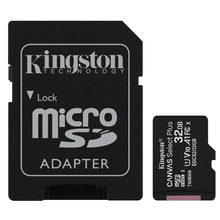 Cartão MicroSDHC Kingston 32GB Canvas Select Plus UHS-I A1 100Mb/s com Adaptador (SDCS2/32GB)